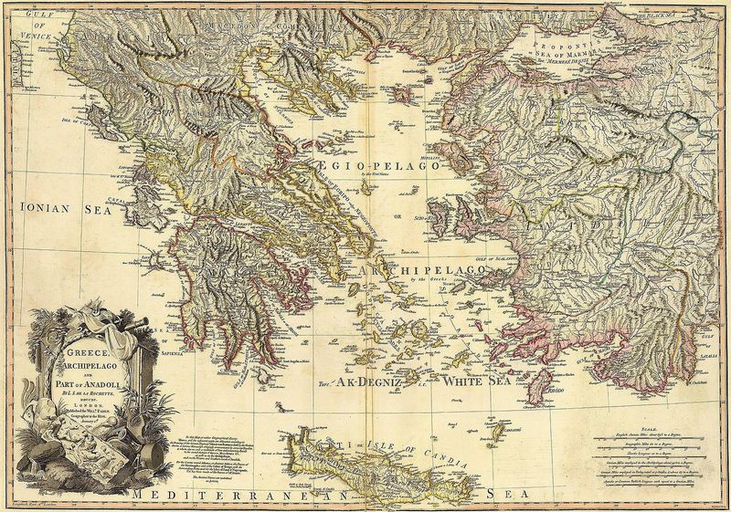 Map of ancient Greece