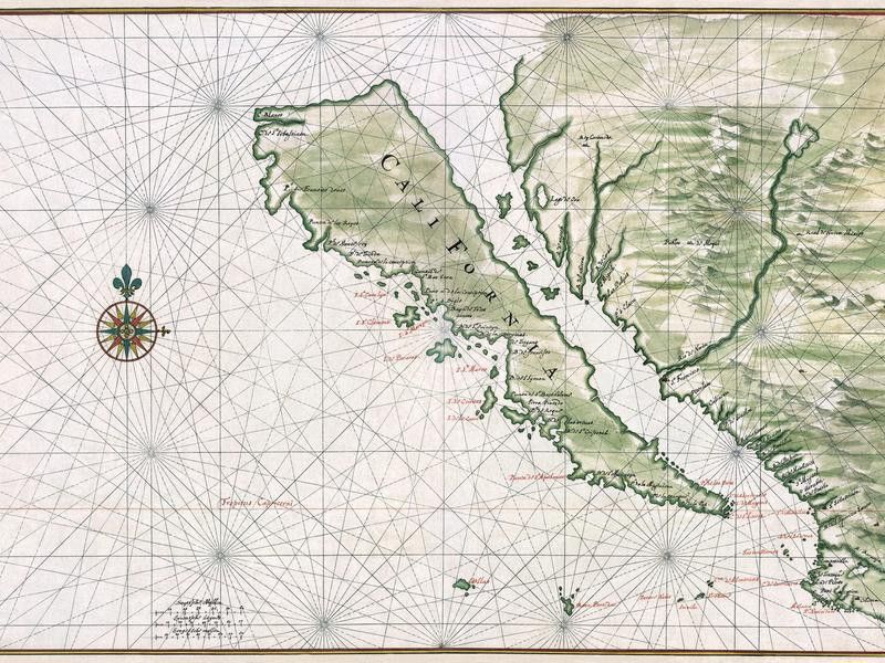 Map of California Island