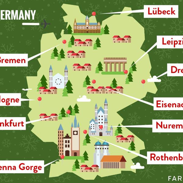 Follow This Festive Map of Germany’s Christmas Markets