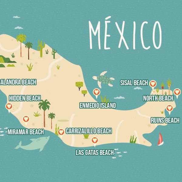 Map of Mexico Beaches You Truly Will Love