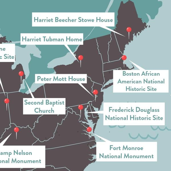 Underground Railroad Sites You Should Visit, Mapped