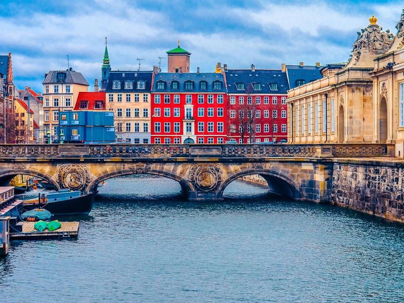 Marble Bridge on the Frederiksholms Canal in Copenhagen