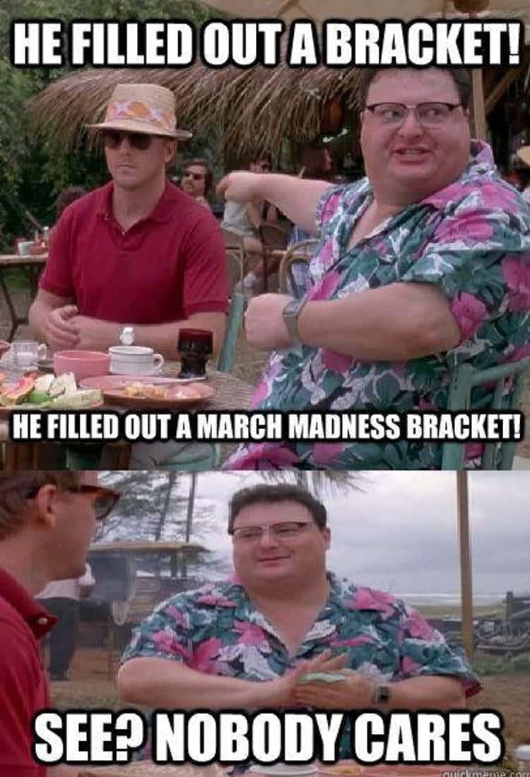 March Madness bracket meme