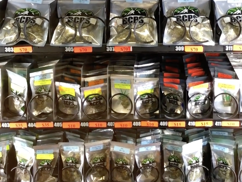 marijuana vending
