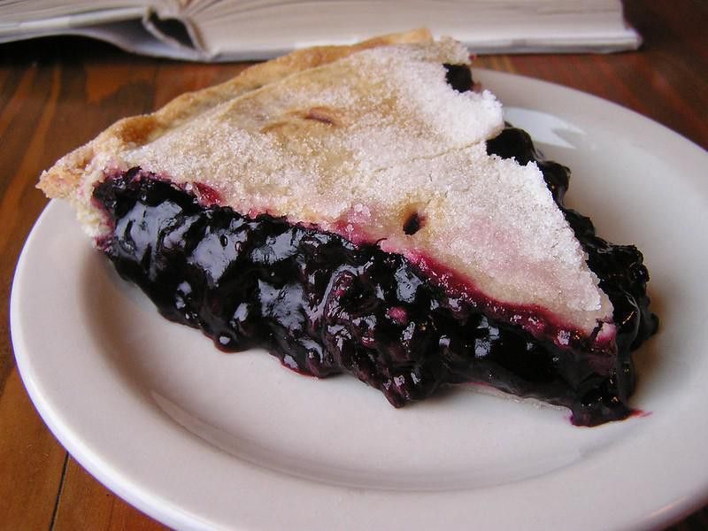 Marionberry pie