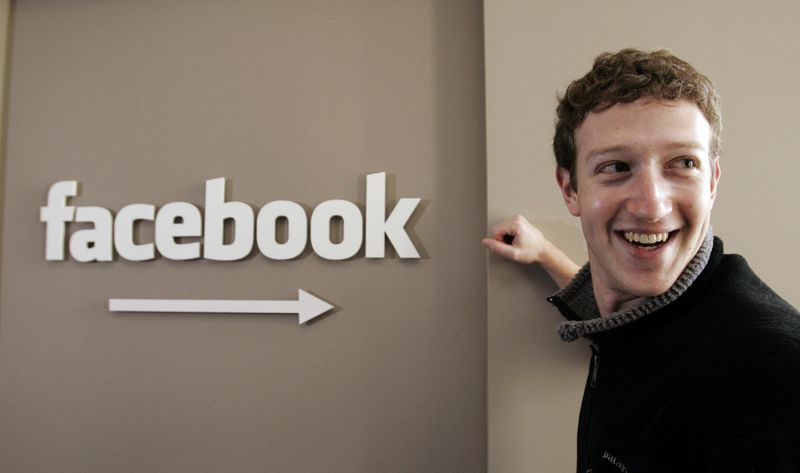 Mark Zuckerberg at Facebook headquarters in Palo Alto, California, in 2007