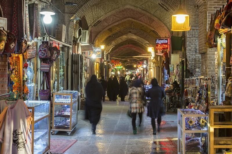 market in iran