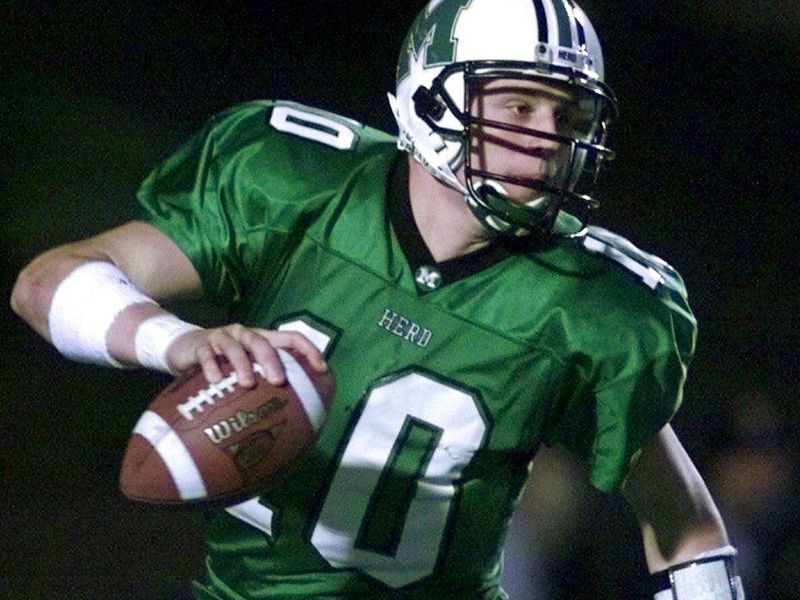 Marshall quarterback Chad Pennington