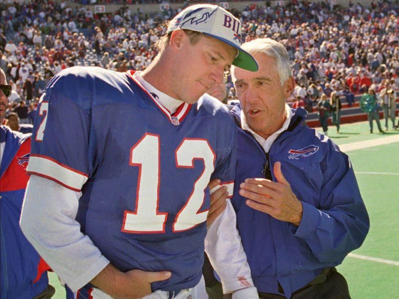 Marv Levy and Jim Kelly