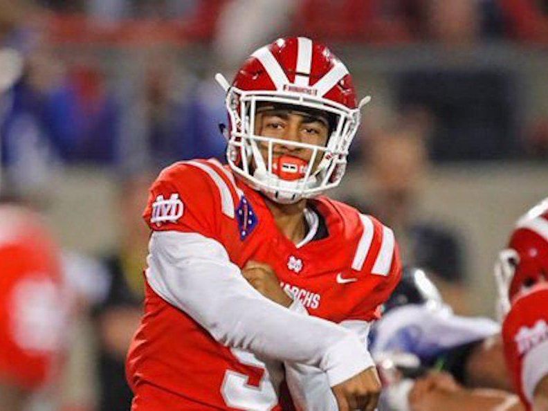 Mater Dei QB Bryce young
