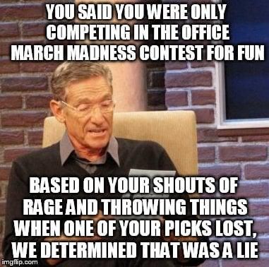 Maury Povich March Madness meme