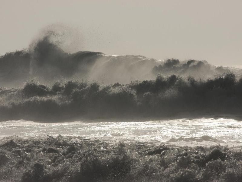 Mavericks Wave Ocean Storm Surf