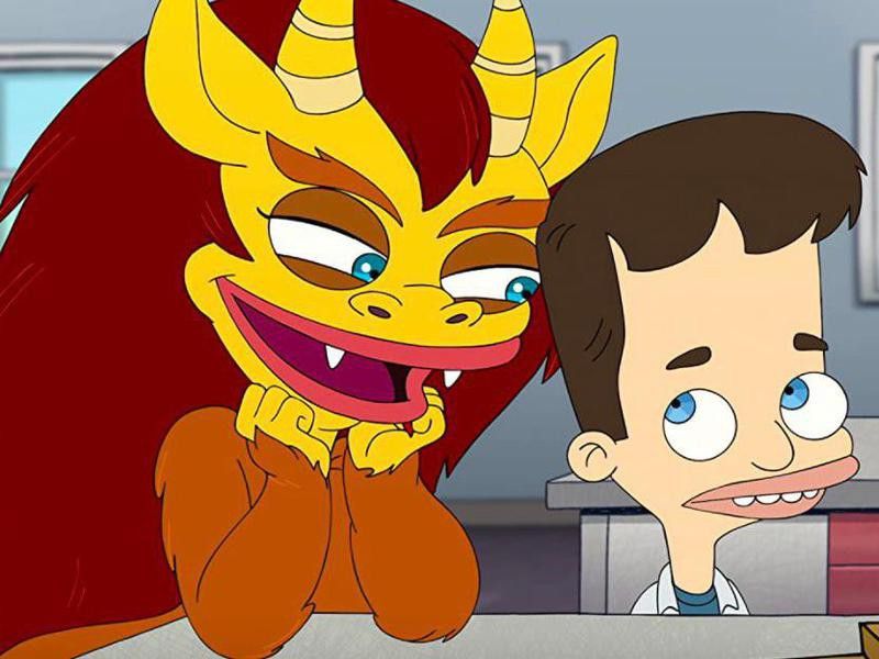 Maya Rudolph and Nick Kroll in Big Mouth