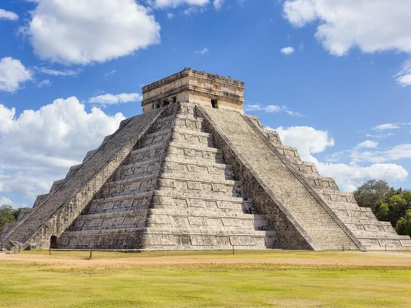 Mayan Pyramid Chichen Itza Mexico