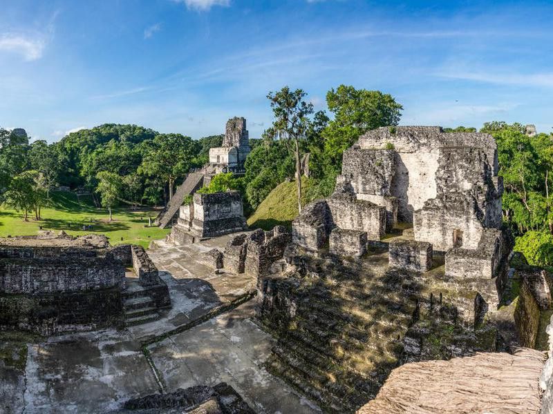 Mayan ruins at Tikal