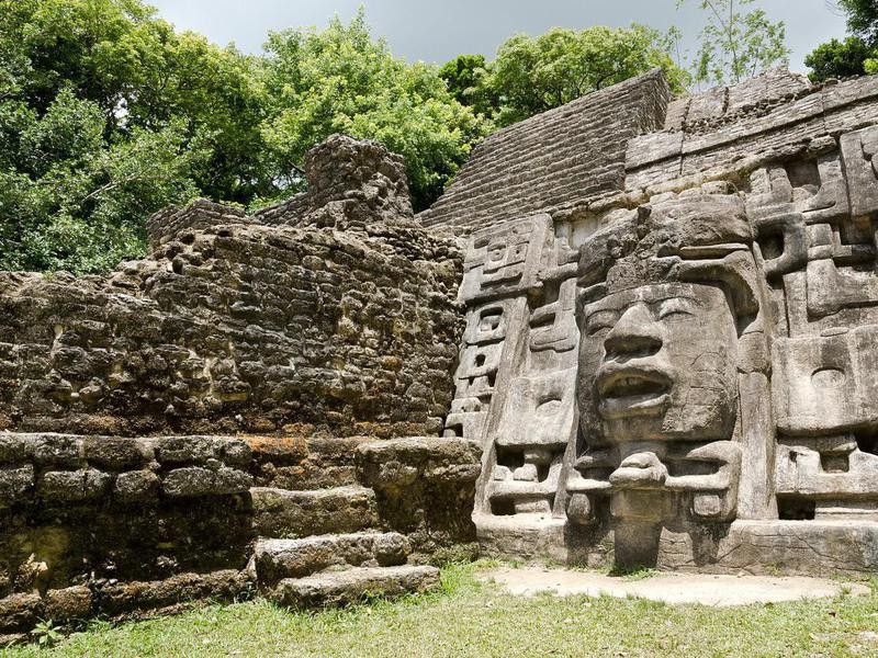 Mayan temple in Belize