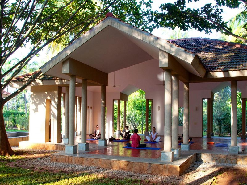 Meditation retreat in India