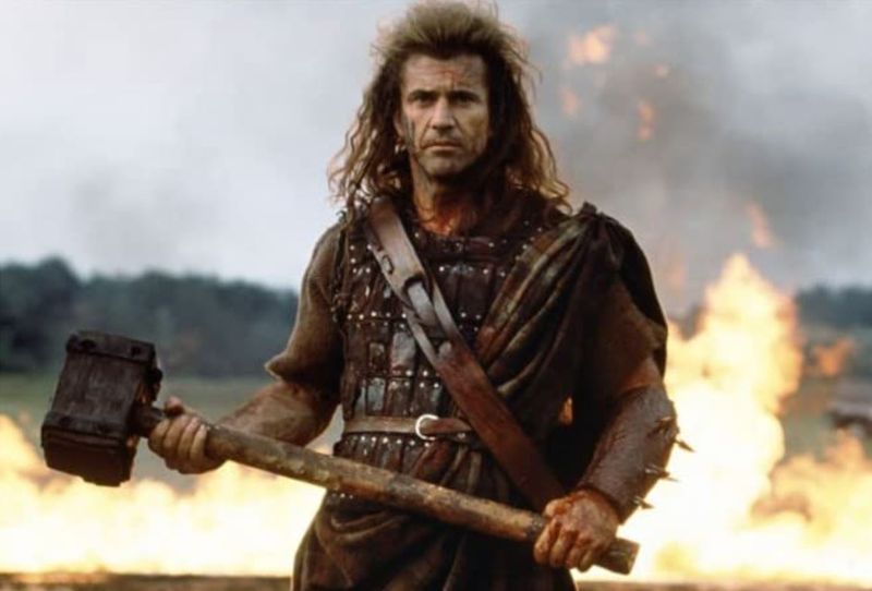 Mel Gibson in Bravehart