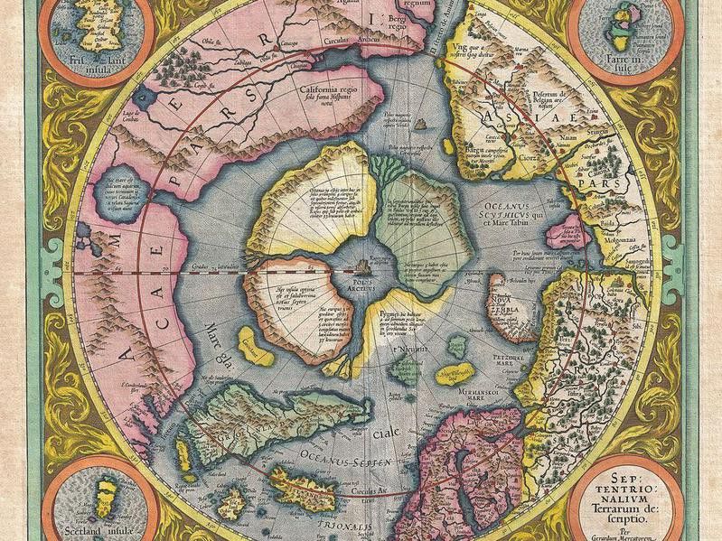 Mercator’s Map of the Arctic