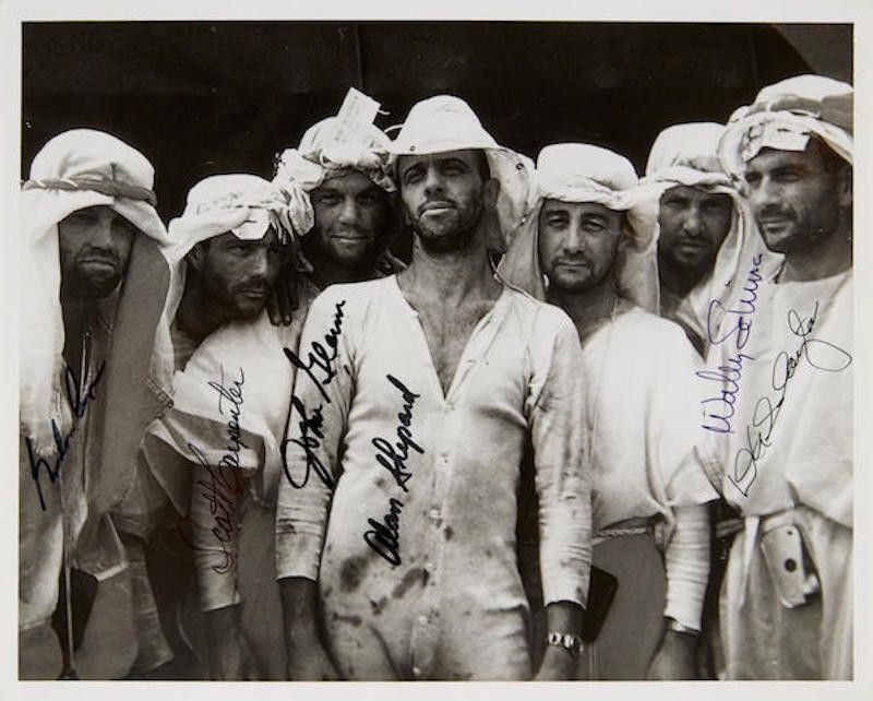 'Mercury Seven' Astronauts, Autographed Photo