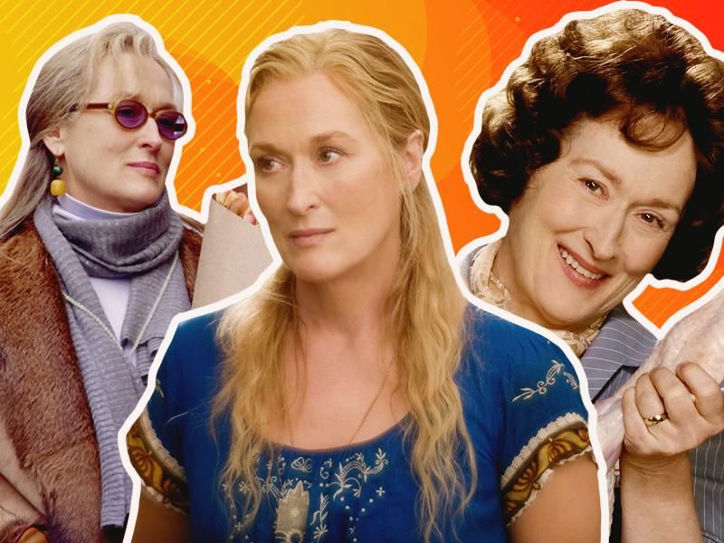 Meryl Streep movies collage
