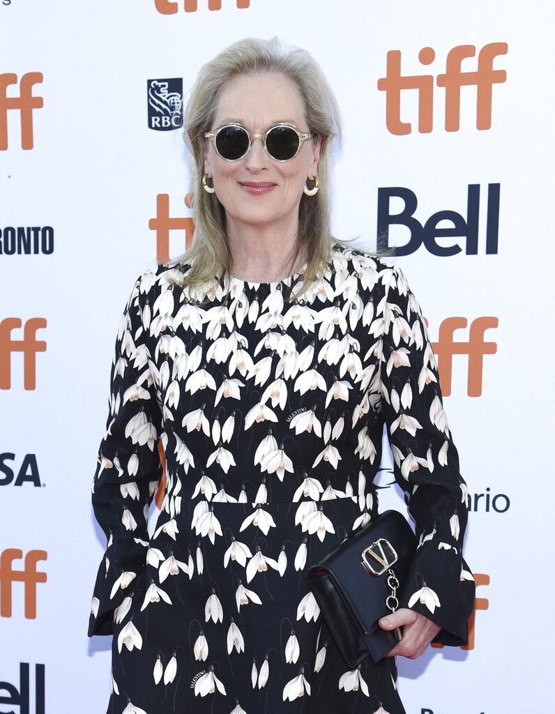 Meryl Streep wearing sunglasses