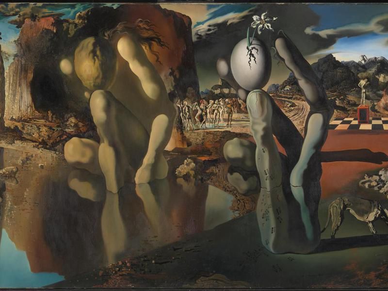 "Metamorphosis of Narcissus" by Salvador Dalí