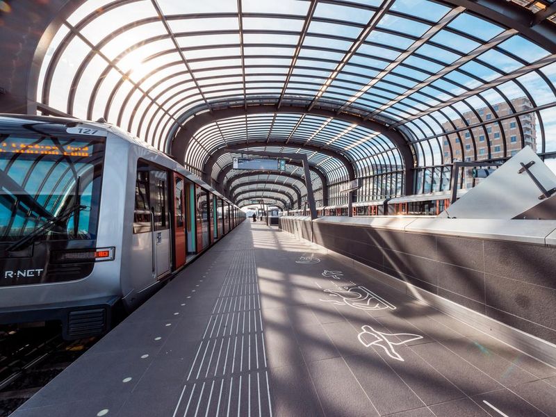 Metro Station Amsterdam Noord