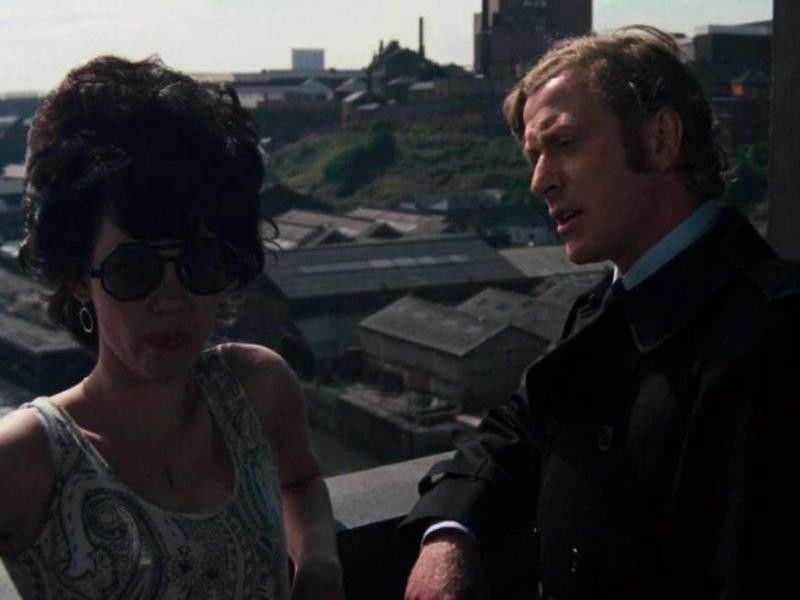 Michael Caine and Dorothy White in Get Carter