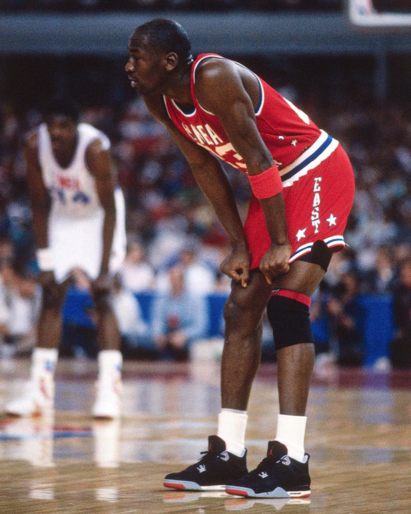 Michael Jordan in Air Jordan IV.