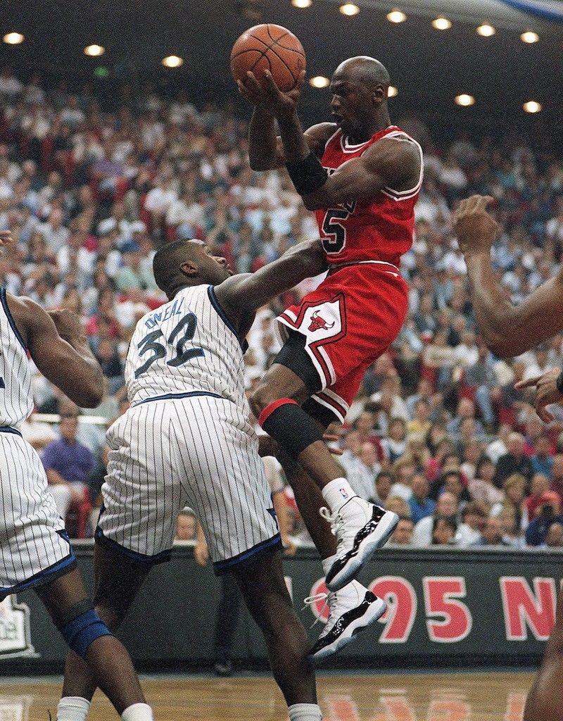 Michael Jordan with the Bulls