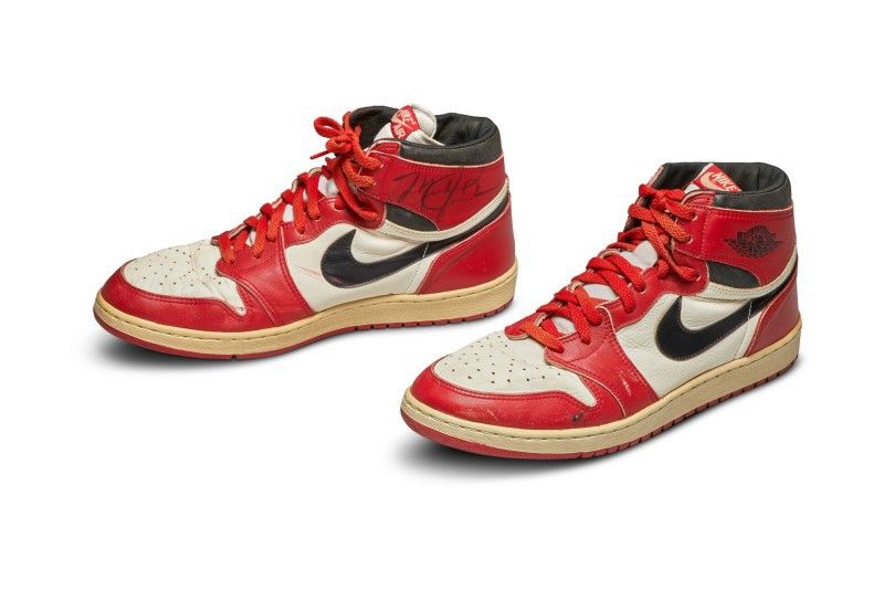 Michael Jordan's Rookie Nike Air Jordan 1s