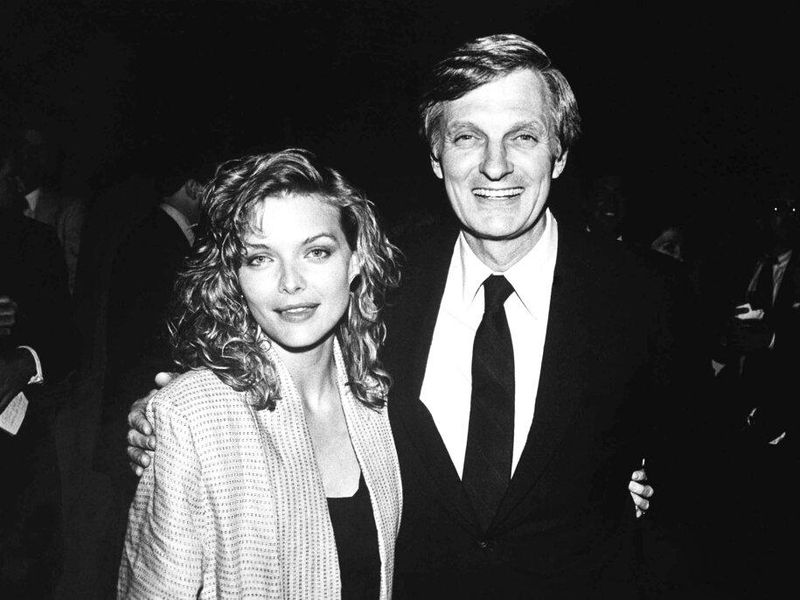 Michelle Pfeiffer and Alan Alda 1986