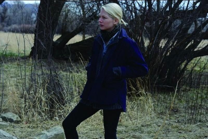 Michelle Williams in the nature of Montana