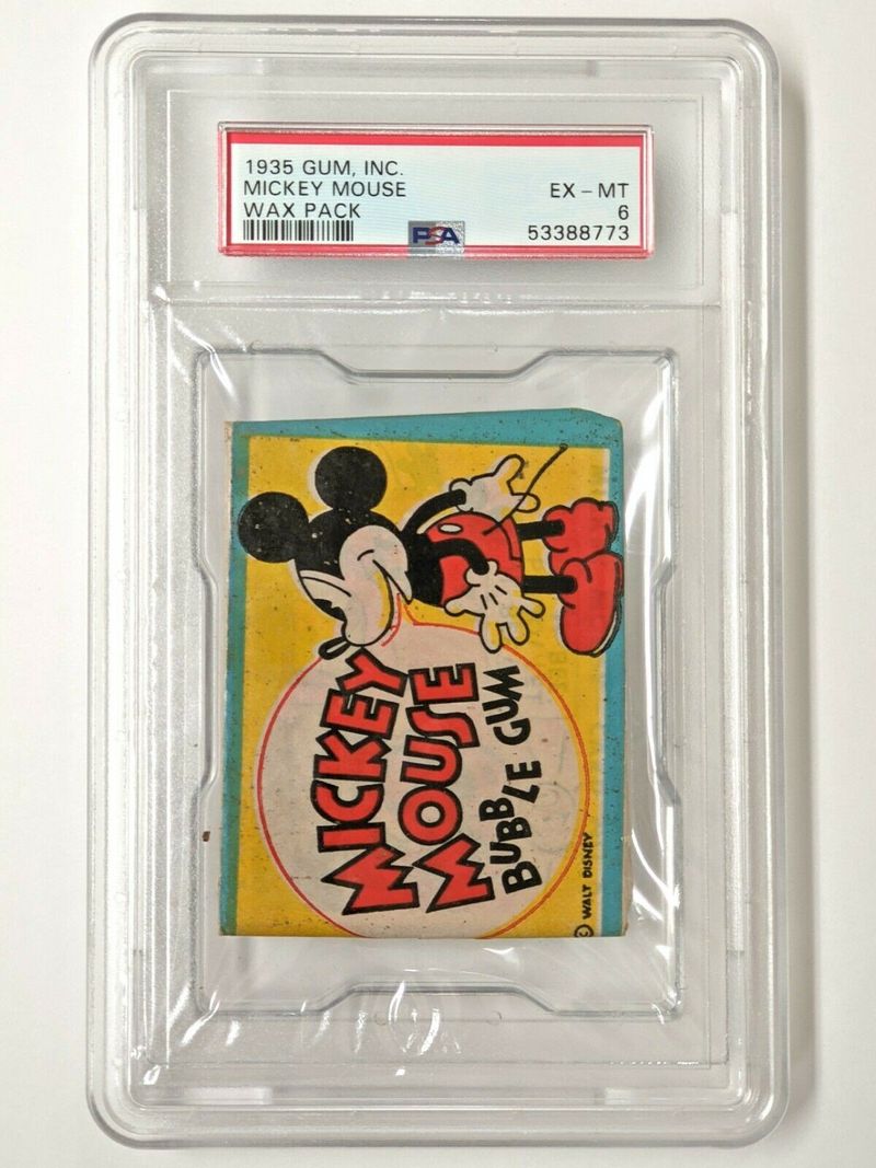 Mickey Mouse Gum Inc. 1935 wax pack