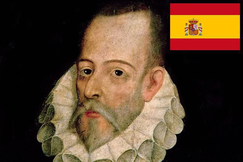 Miguel de Cervantes painting