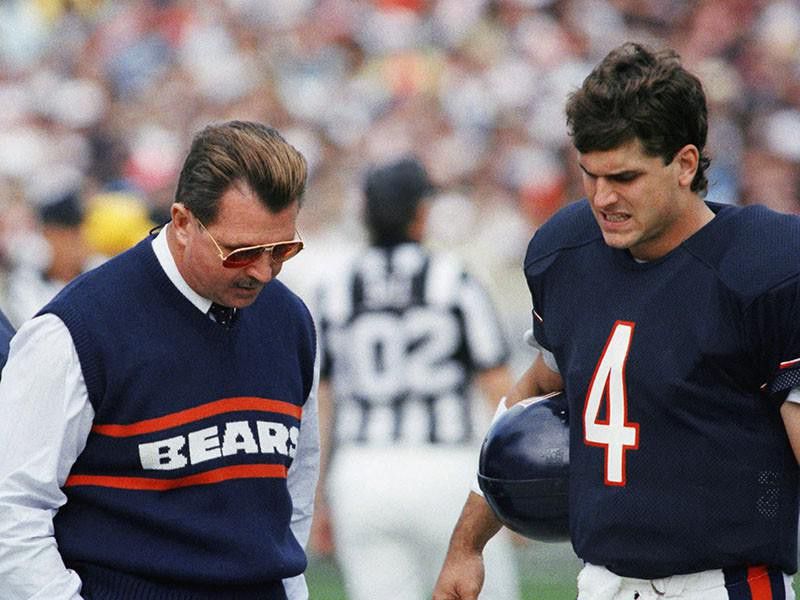 Mike Ditka and Jim Harbaugh