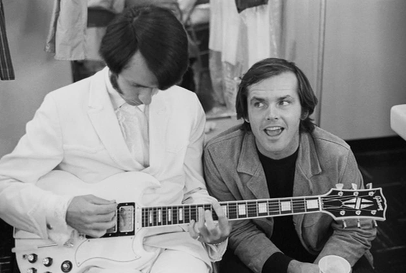 Mike Nesmith and Jack Nicholson in Head