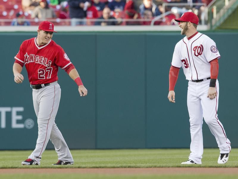 Mike Trout and Bryce Harper