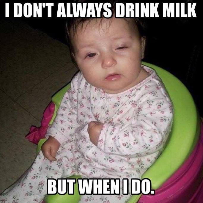 milk drunk baby