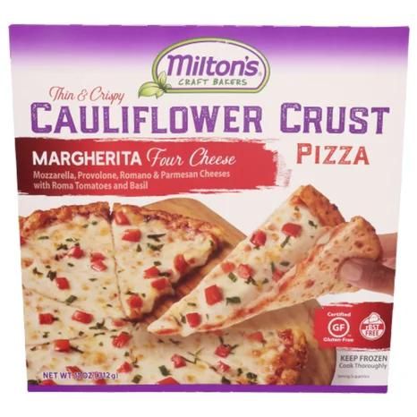 Milton’s Craft Bakers Thin & Crispy Cauliflower Crust Pizza Margherita