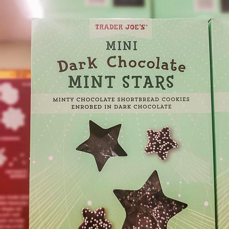 Mini Dark Chocolate Mint Stars