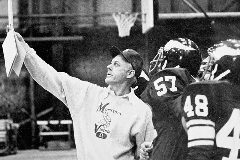 Minnesota Vikings coach Bud Grant