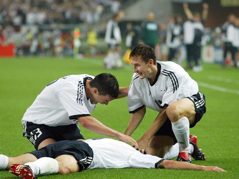Miroslav Klose, Michael Ballack, Marco Bode