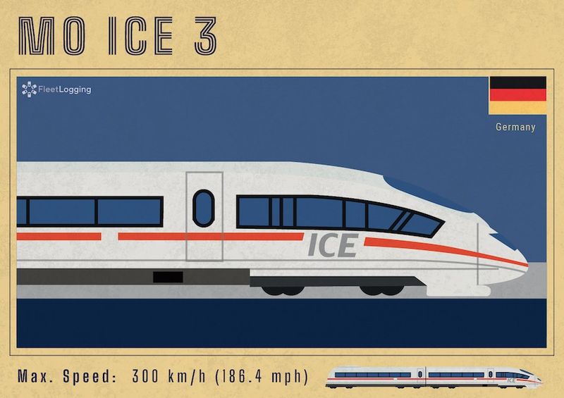 MO ICE 3 trains in Germany