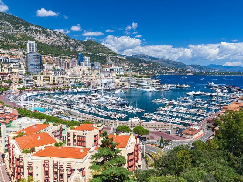 Monte Carlo, Monaco. Coastal view