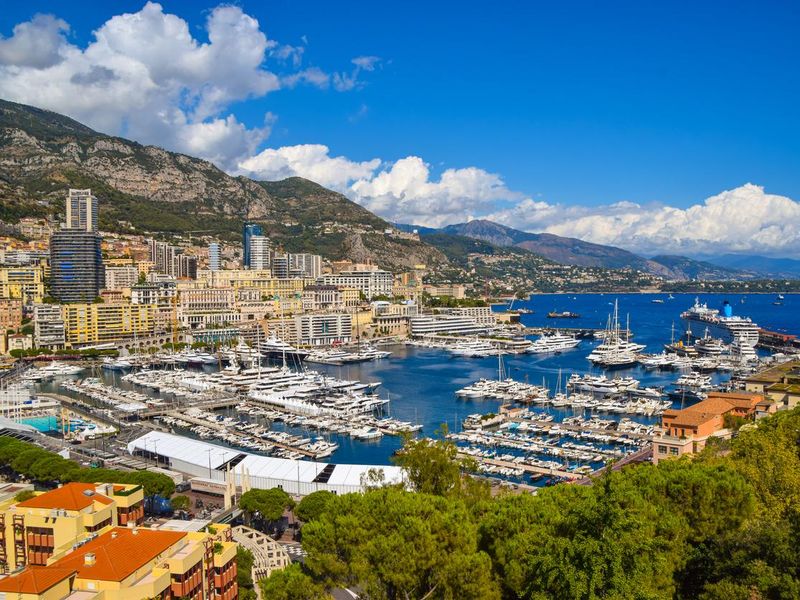 Monte Carlo port and city in Monaco