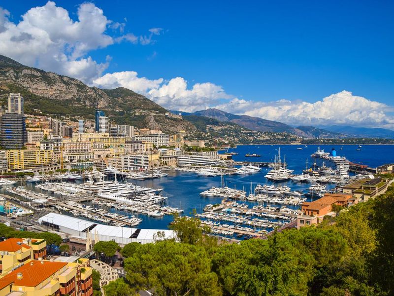Monte Carlo port and city in Monaco