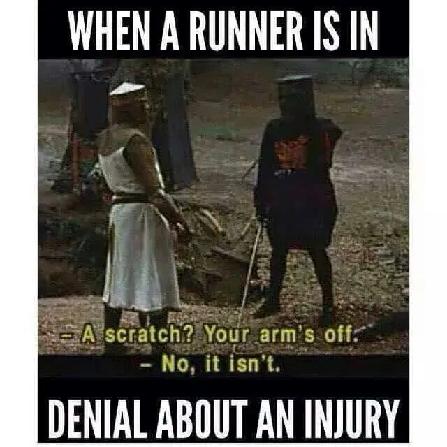 Monty Python and the Holy Grail running meme