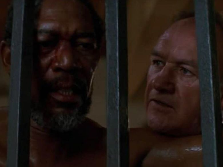 Morgan Freeman and Gene Hackman in Unforgiven